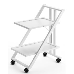ARREDAMENTI SIMPATY Service Trolley - 64 x 45 cm, White