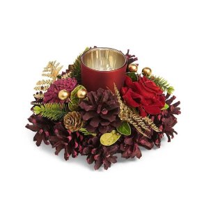 RITUALI DOMESTICI QUASIROSSO Tealight Candlestick Sphere