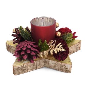 RITUALI DOMESTICI QUASIROSSO Tealight Holder Star