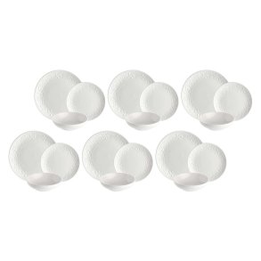 LA PORCELLANA BIANCA SOGNANTE Zestaw stoowy (18 elementw)