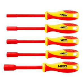 Insulated socket screwdrivers 5 pcs.