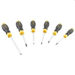 ST. SCREWDRIVERS 6pcs. C/GRIP (4P+2PH)