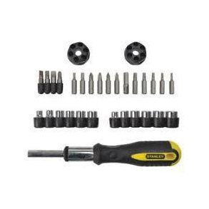 ST. SCREWDRIVER WITH SIN.+29 BITS AND SOCKETS