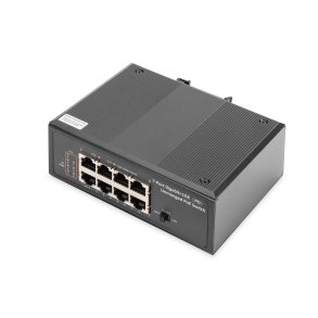 Industrial 7-port Gigabit PoE+ Switch w/ 1 PD