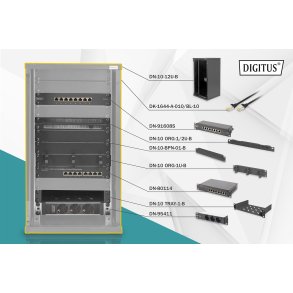 DIGITUS Netzwerk-Set 254 mm (10