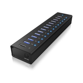 Icy Box 13-Port USB Hub w/ Charging Port (IB-AC611