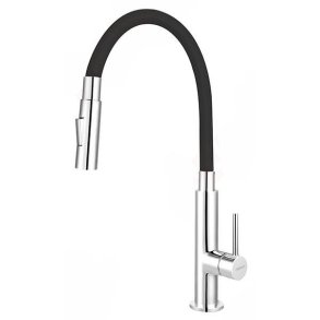 Kitchen tap Zorba Slim 2F black