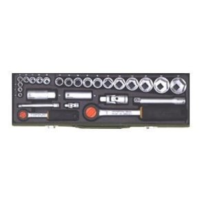 SOCKET WRENCH SET PROXXON 27PCS 23020