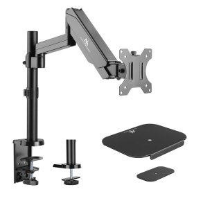 Maclean Monitor Mount, Double Arm, Gas Spring, 17