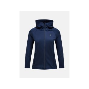 Bluza PEAK PERFORMANCE W Rider Essentials Zip Hood granatowy - XS