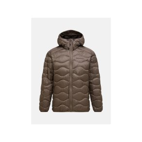 Kurtka puchowa m�ska PEAK PERFORMANCE M Helium Down Hood Jacket kolor br�zowy - M