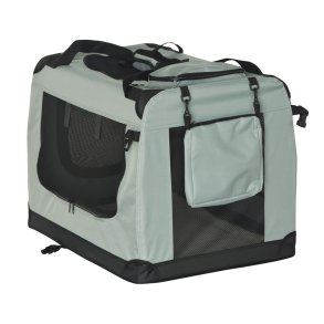 Transporter, skadana torba transportowa, rozmiar XL 82x58x58 cm , szara, REBEL ANIMALS