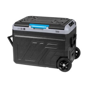 Profesjonalna lodówka turystyczna kompresorowa TEESA z funkcją mrożenia 50L DC12/24 AC 230V, duże koła i solidna rączka , Bluetooth, możliwość zasilania baterią