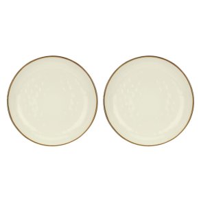Set of 2 Concerto Avorio Round Bowls - Ivory, 30 cm