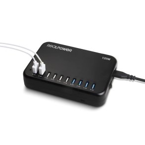 RealPower Ladestation Power Station 120    120W  10xUSB-A