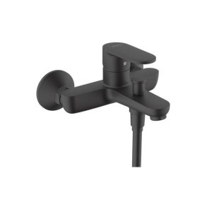 Bathtub faucet with illuminated water