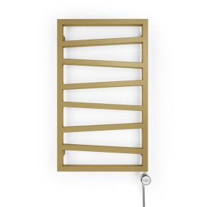TOWEL HEATER EL. ZIGZAG+MOA ANODIC GOLD