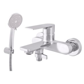 BATH MIXER SHORT SPOUT NIL CHROME