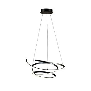 PENDANT LED LIGHT SIBIU 42W 4000K BLACK