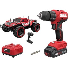 Impact drill + RC car, 1x2Ah 18V