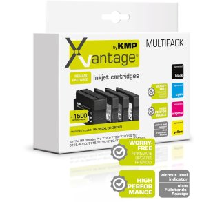 KMP Patrone HP 953XL  3HZ52AE  Multi 8300 S. remanufactured