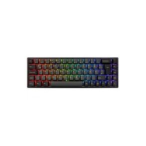 AKKO 3068B Plus Black&Gold Wireless Gaming Tastatur, mechanisch, RGB - V3 Cream Yellow, ISO (DE), schwarz
