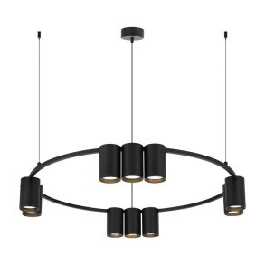 PENDANT LIGHT PORI 10XGU10 ML0373 BLACK