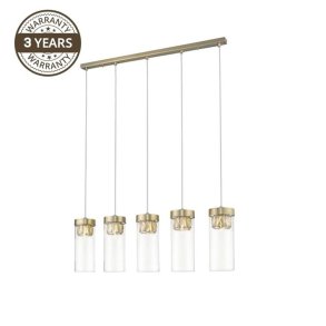 Pendant lamp Porto 20101AB-5F 5x25W G9