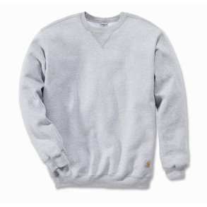 Sweatshirt Midweight Crewneck Heather Grey