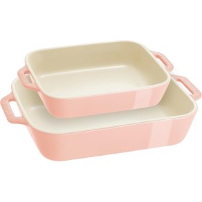 STAUB COOKING Zestaw 2 p�misk�w prostoktnych, jasnor�owy