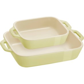 STAUB COOKING Zestaw 2 p�misk�w prostoktnych, jasnozielony