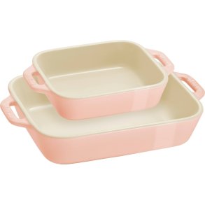 STAUB COOKING Zestaw 2 p�misk�w prostoktnych, jasnor�owy