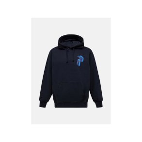 Bluza m�ska PEAK PERFORMANCE M Terry Graphic Hood kolor czarny - M