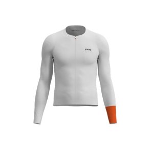 Koszulka rowerowa POC M's Cadence L/S Jersey biaĹ‚a - M