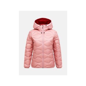 Kurtka damska puchowa PEAK PERFORMANCE W Helium Down Hood Jacket kolor r�żowy - L