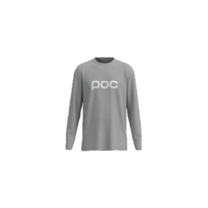 Koszulka POC L/S Tee szara - L