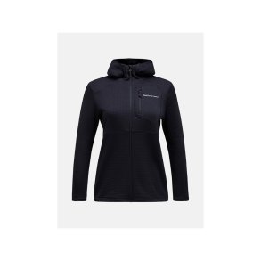 Bluza PEAK PERFORMANCE W Trail Polartec Zip Hood czarny - M