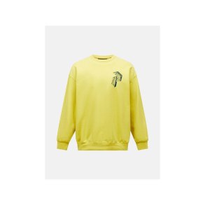 Bluza m�™ska PEAK PERFORMANCE M Terry Graphic Crew kolor ĹĽĂłĹ‚ty - M