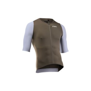 Koszulka rowerowa NORTHWAVE Extreme Evo Jersey S/s br�zowa - L