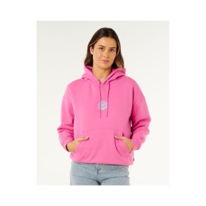 Bluza damska RIP CURL Icons Of Surf Heritage Hood rĂłĹĽowa - S