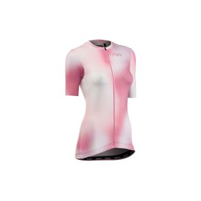 Koszulka rowerowa NORTHWAVE Blade Woman Jersey S/s rĂłĹĽowy - S