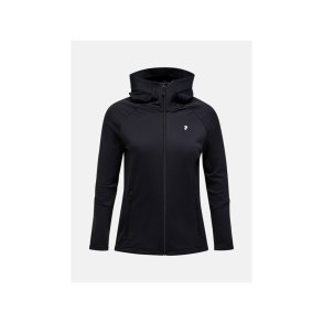 Bluza PEAK PERFORMANCE W Rider Essentials Zip Hood czarny - M
