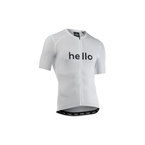 Koszulka rowerowa NORTHWAVE Blade Hello Goodbye Jersey S/s biaĹ‚a - M
