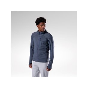 Bluza m�ska ROSSIGNOL M Textured Hoodie Mid Layer szara - M