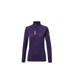 Bluza damska MILLET Parmelan Light Fleece Po W fioletowa - S