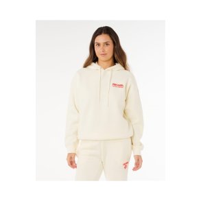 Bluza damska RIP CURL Surf Puff Heritage Hood beĹĽowa - S