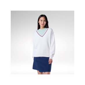Sweter damski ROSSIGNOL W Knitted V Neck biaĹ‚y - M