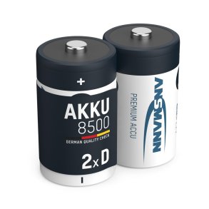 Akumulatory NiMH ANSMANN D/HR20 8500mAh 1.2V - 2szt.