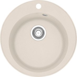 SINK SINGLE 1� 3 1/2NL NWK TH OATMEAL