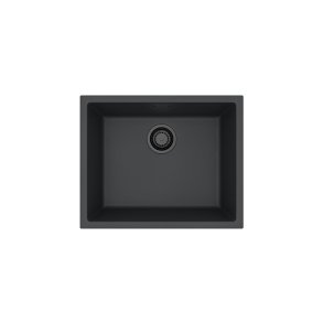 SINK OMNI 30 G90 WITH SYPHON BLACK
